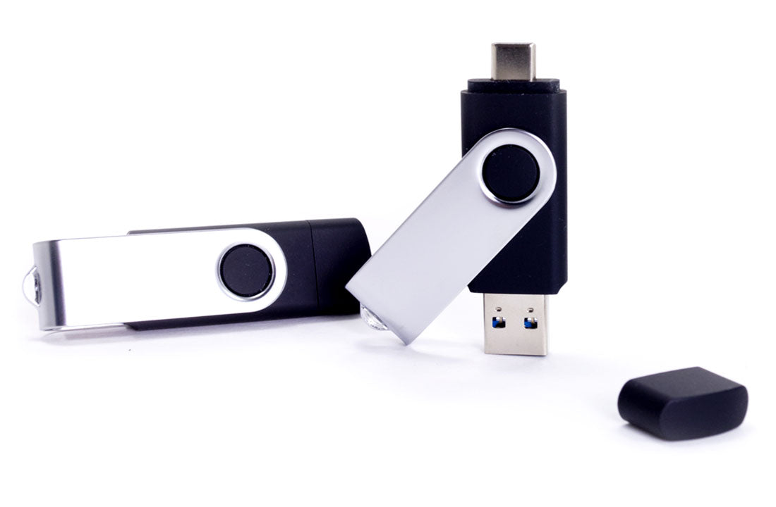 Dual SWM USB 3.1 Flash Drive - Large Capacity Unprinted