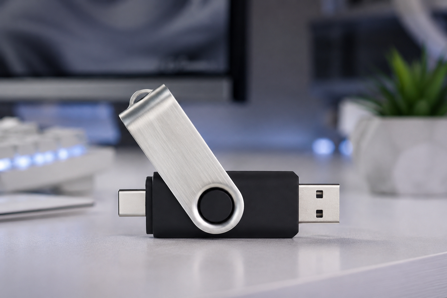 Dual SWM USB 3.1 Flash Drive - Large Capacity Unprinted