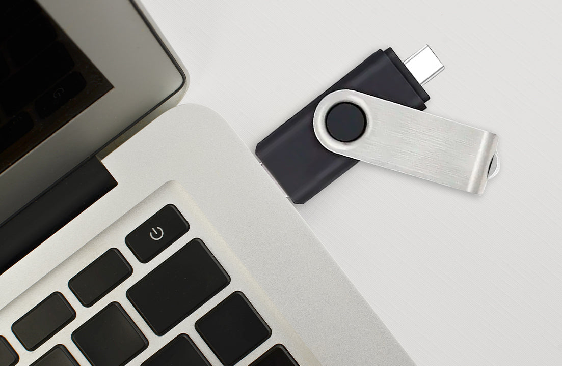 Dual SWM USB 3.1 Flash Drive - Large Capacity Unprinted